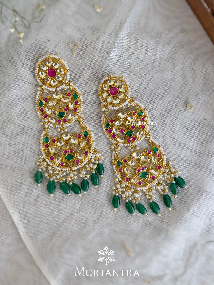 ME75 - Jadau Kundan Earrings