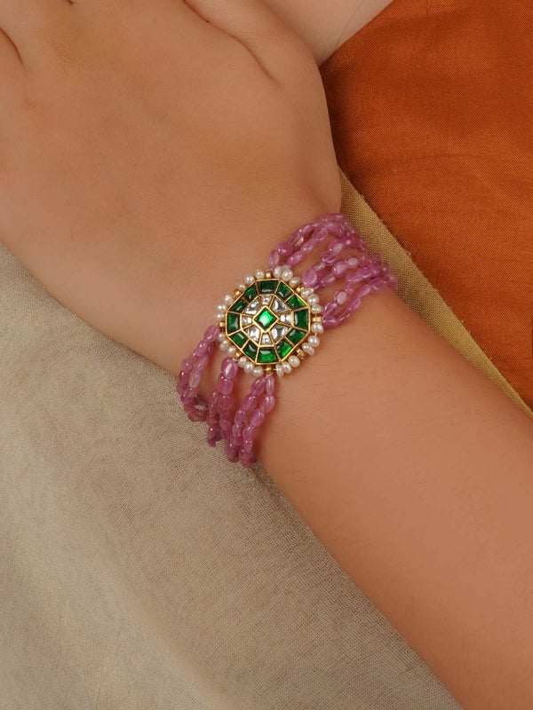 Gold Plated Mishr Bracelet (1 Piece) - MR-BRAC171