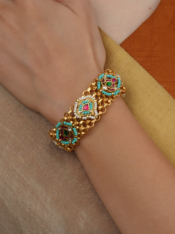 Gold Plated Mishr Bracelet (1 Piece) - MR-BRAC214