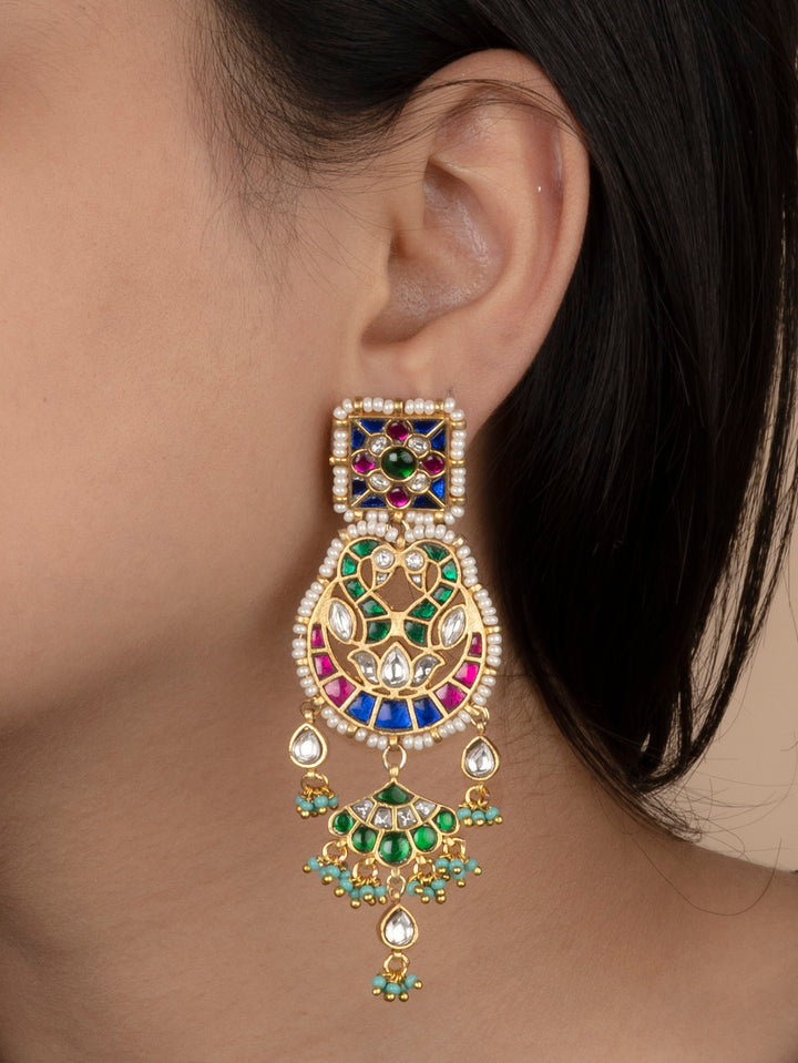 MR-E183M- Multicolor Mishr Earrings