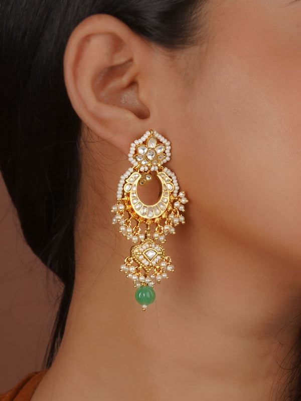Gold Plated Mishr Earrings - MR-E328