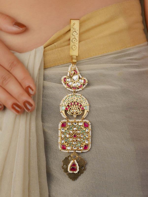 Multicolor Gold Plated Mishr Juda - MR-J23M