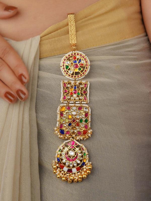 Navratna Gold Plated Mishr Juda - MR-J26N