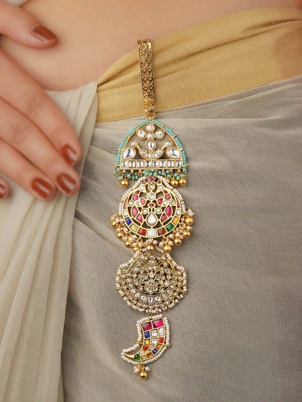 Navratna Gold Plated Mishr Juda - MR-J27N