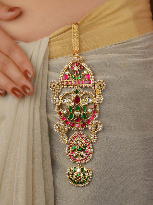 Multicolor Gold Plated Mishr Juda - MR-J28M