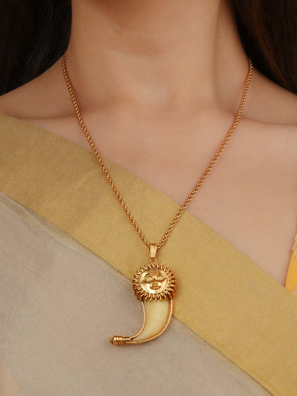 Gold Plated Mishr Necklace - MR-N103