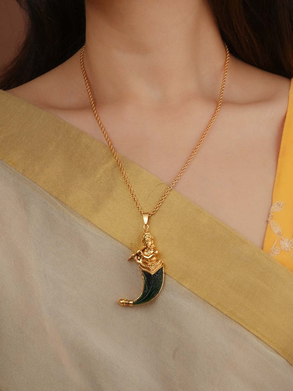 Gold Plated Mishr Necklace - MR-N104