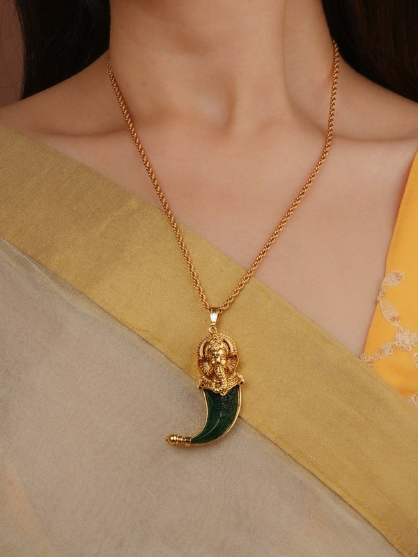 Gold Plated Mishr Necklace - MR-N105