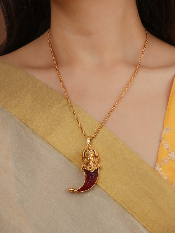 Gold Plated Mishr Necklace - MR-N105