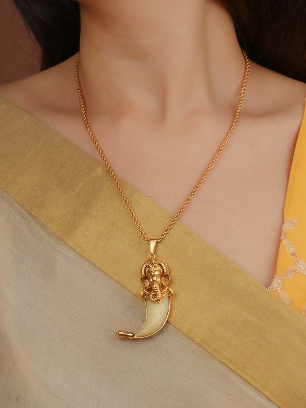 Gold Plated Mishr Necklace - MR-N105