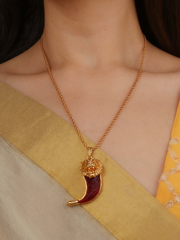 Gold Plated Mishr Necklace - MR-N106