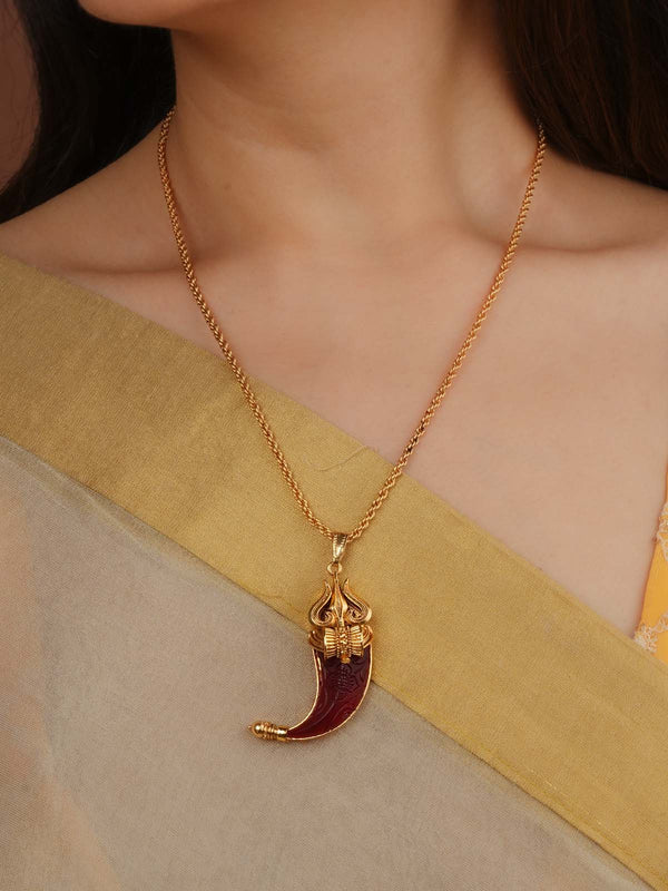 Gold Plated Mishr Necklace - MR-N109