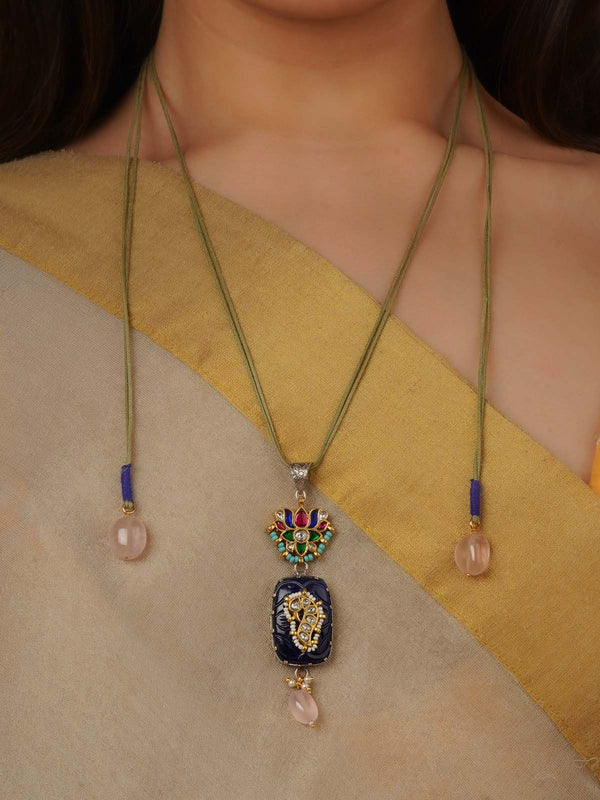 Multicolor Dual Tone Mishr Tribal Necklace - MR-N58M