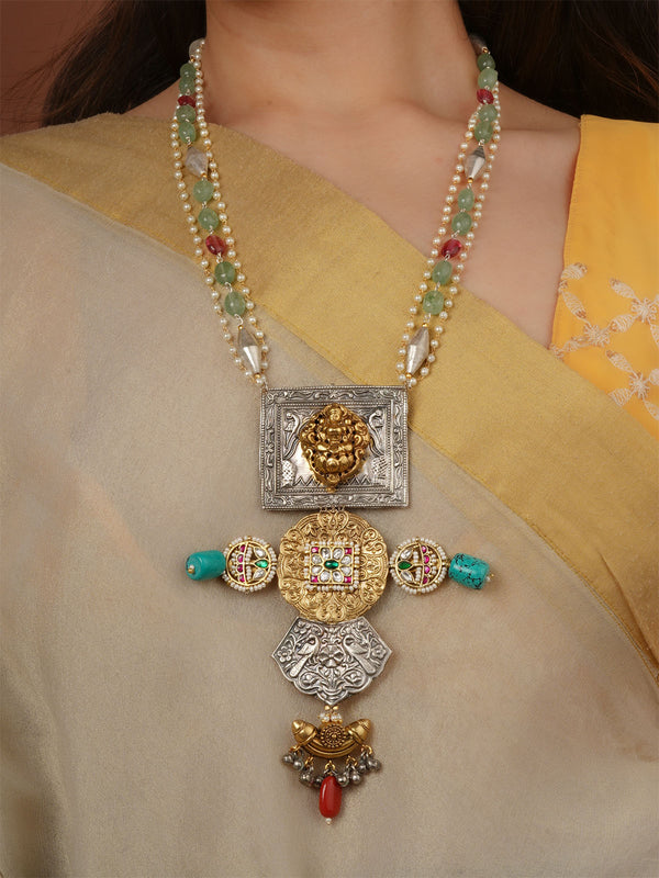 Multicolor Mishr Tribal Necklace - MR-N96M