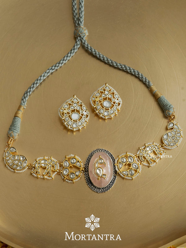 MR-S383W - Mishr Necklace Set