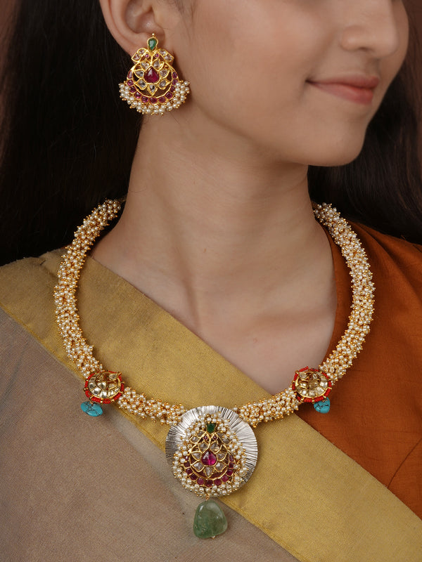 Multicolor Mishr Necklace Set - MR-S47M