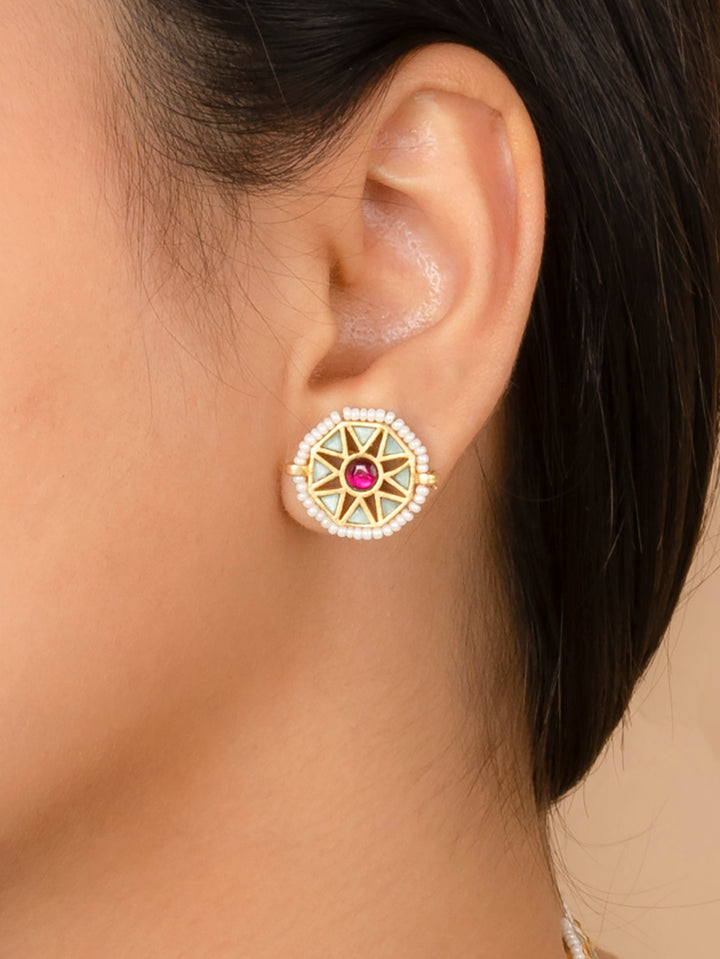 MR-S629LGRP - Mishr Choker Necklace Set