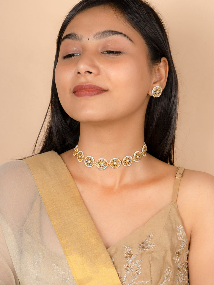 MR-S629WA - Mishr Choker Necklace Set