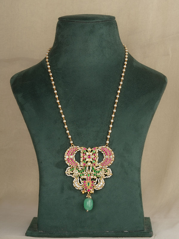 Multicolor Gold Plated Mishr Necklace Set - MR-S752M