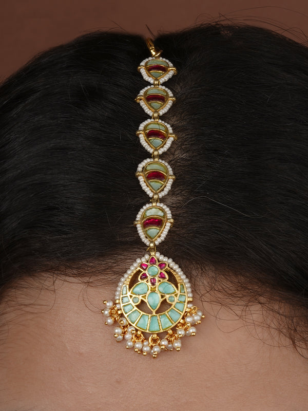 Gold Plated Mishr Maangteeka - MR-T107