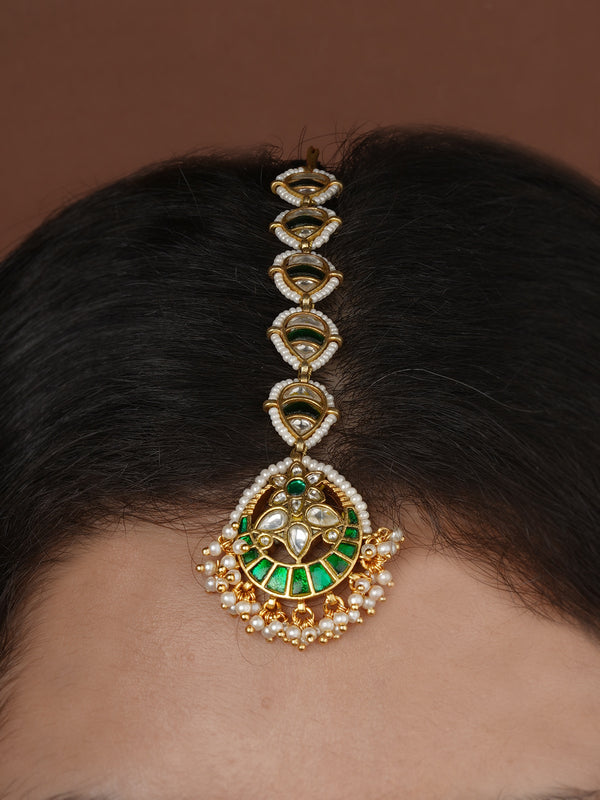 Gold Plated Mishr Maangteeka - MR-T107