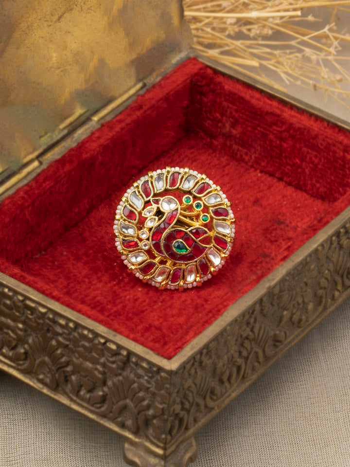 MRNG125M - Jadau Kundan Ring