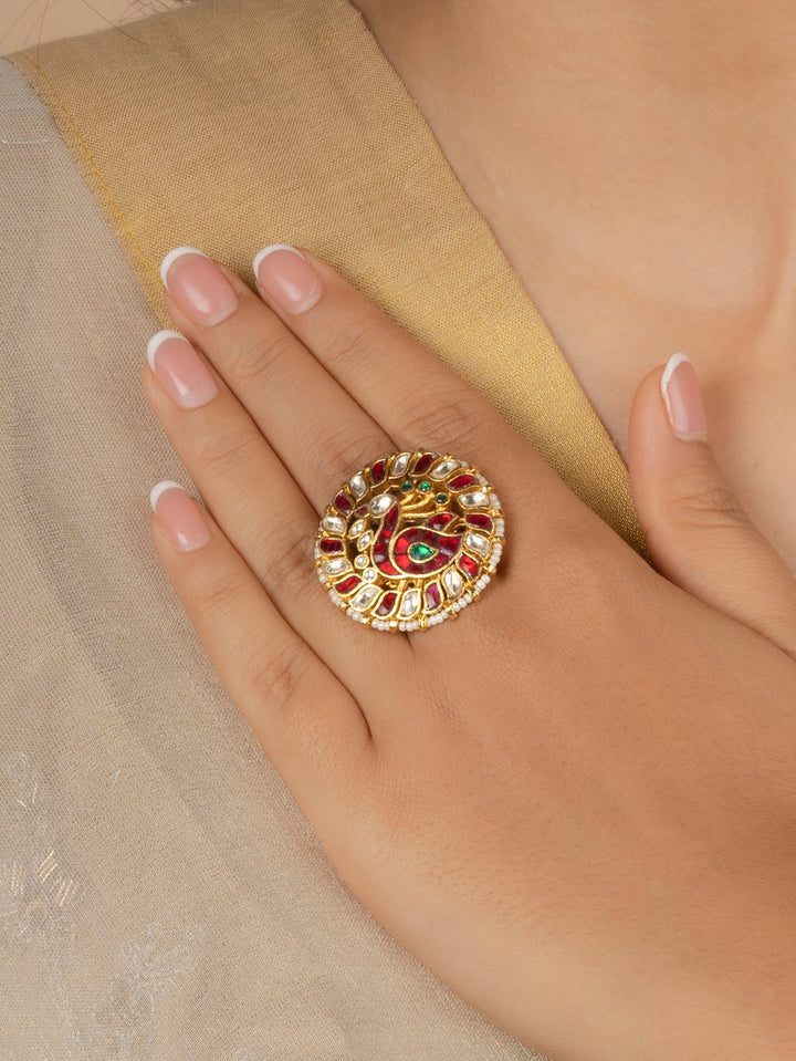 MRNG125M - Jadau Kundan Ring