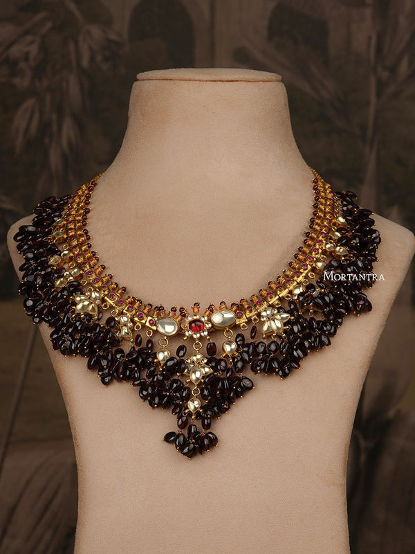 MS1033 - Multicolor Jadau Kundan Medium Necklace