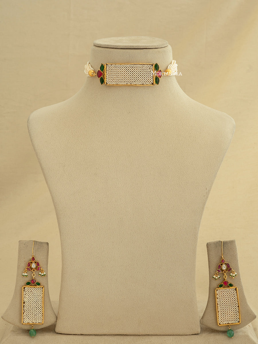 MS1650 - Jadau Kundan Necklace Sets