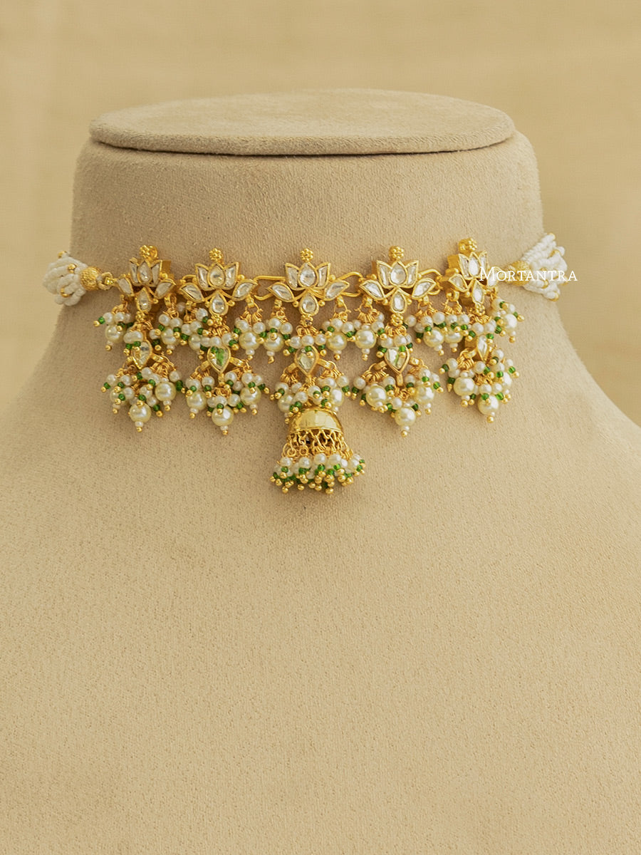 MS1783Y - Jadau Kundan Necklace Set