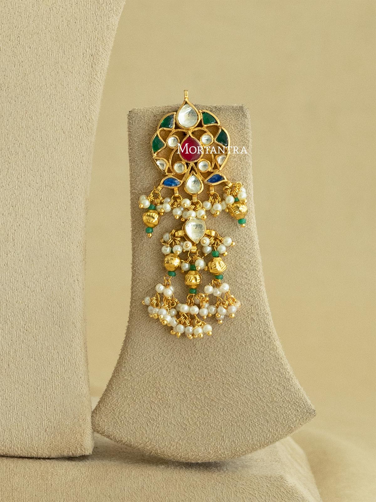 MS1875M - Jadau Kundan Necklace Set