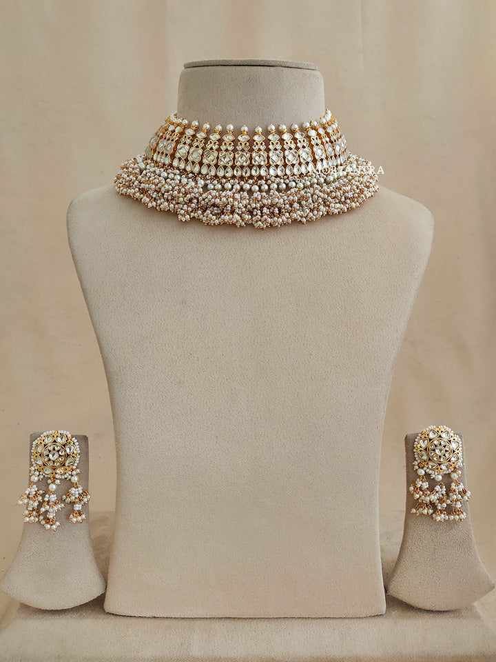 MS1880Y - Jadau Kundan Necklace Set