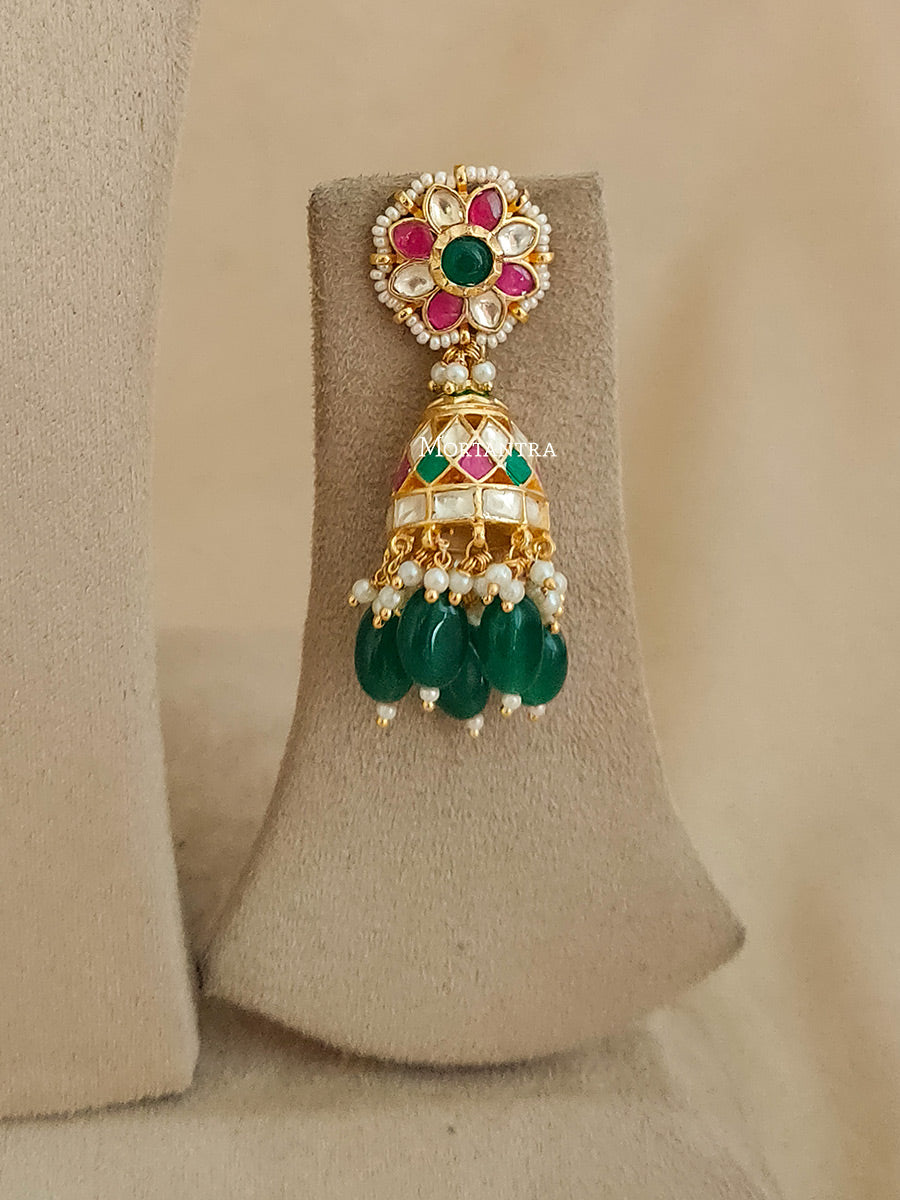 MS1946M - Jadau Kundan Necklace Set