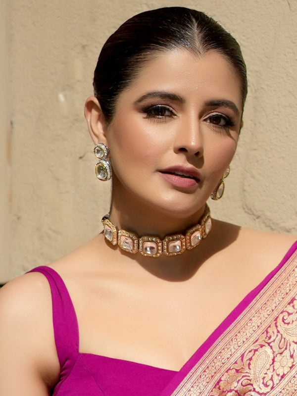 Natasha Luthra in Mortantra Necklace Set