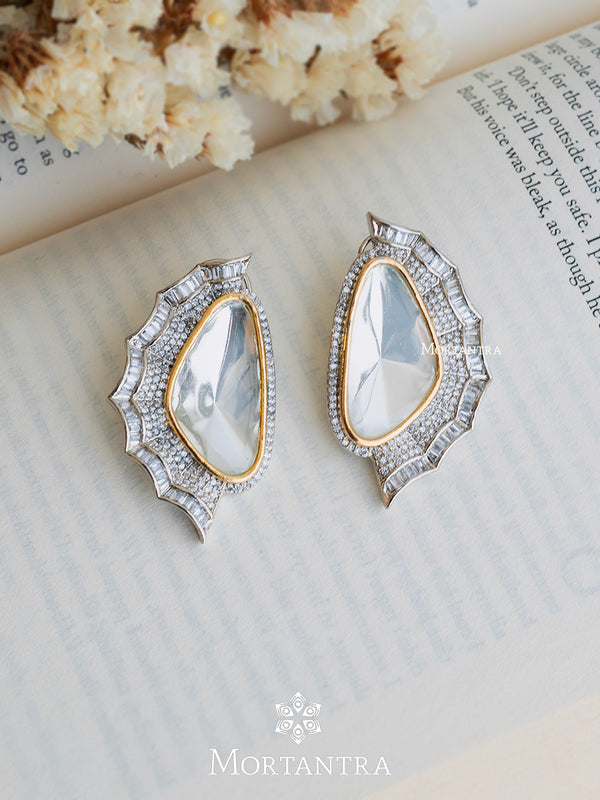 PK-E32 - Faux Diamond Earrings