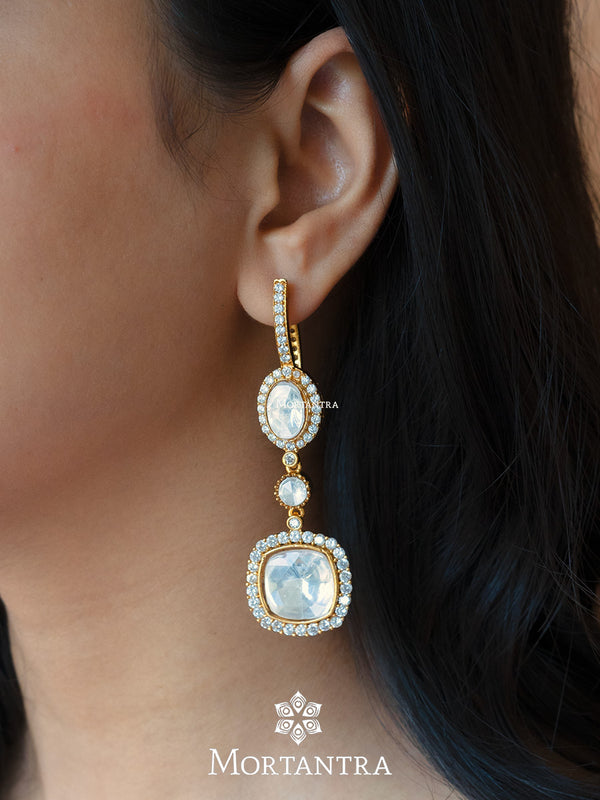 PK-E33 - Faux Diamond Earrings