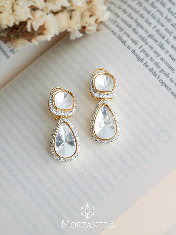 PK-E34 - Faux Diamond Earrings