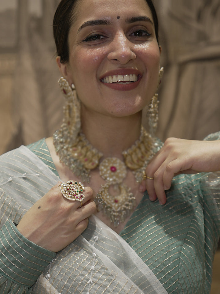 TK-RNG1M - Jadau Kundan Ring