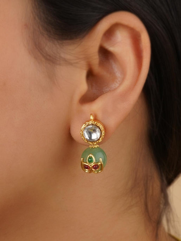 TR-EAR121 - Multicolor Gold Plated Earrings