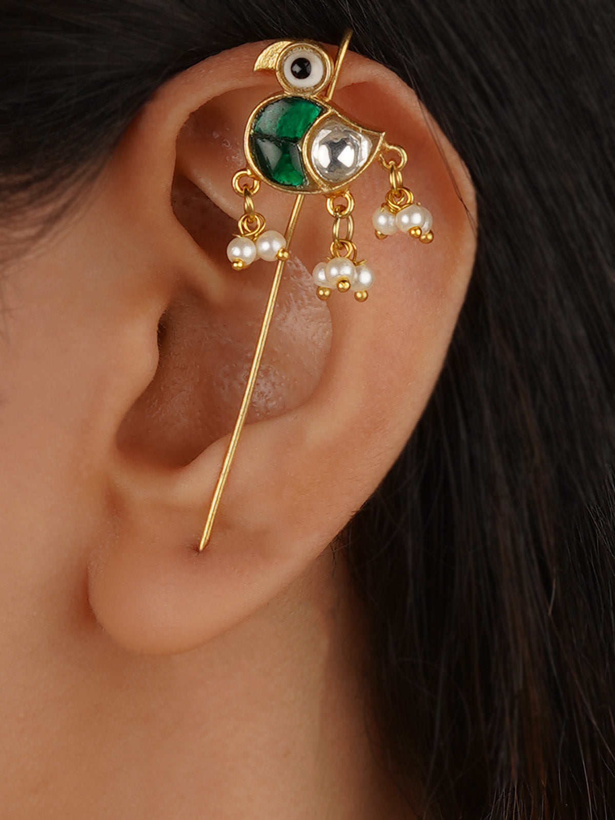 Kundan Earrings kaanphool high quality