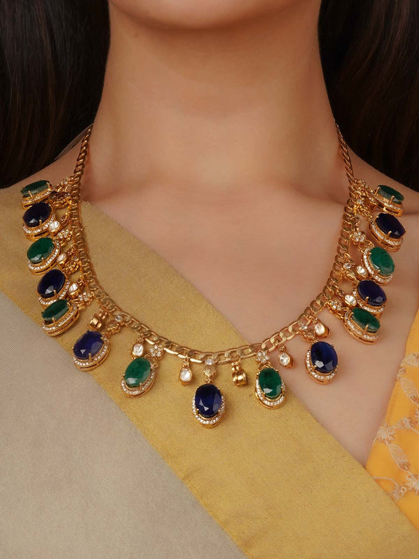 Multicolor Victorian Necklace - VC-N5