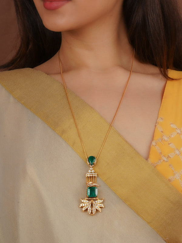 Green Color Victorian Necklace - VC-N6GR