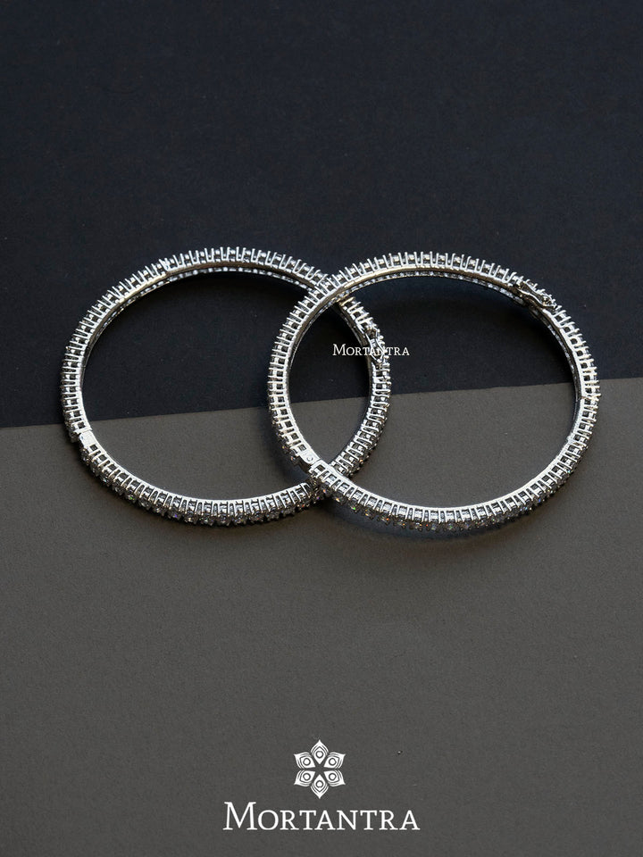 CZBANGLE49 - Faux Diamond Bangles