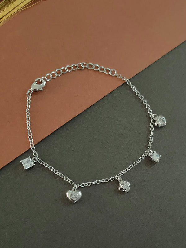 CZBRAC46SL - Faux Diamond Bracelet