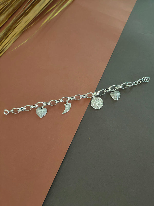 CZBRAC47SL - Faux Diamond Bracelet