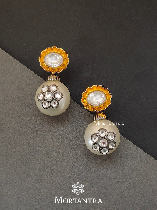 CZEAR402GSLA - Faux Diamond Earrings