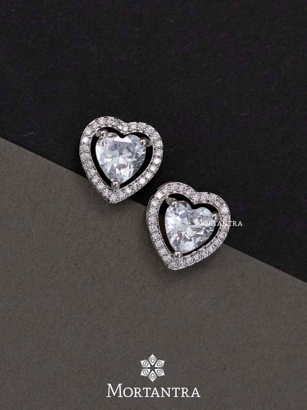 CZEAR435 - Faux Diamond Earrings