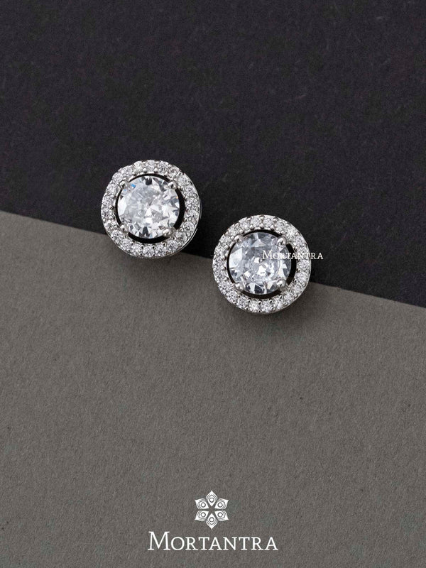 CZEAR439 - Faux Diamond Earrings