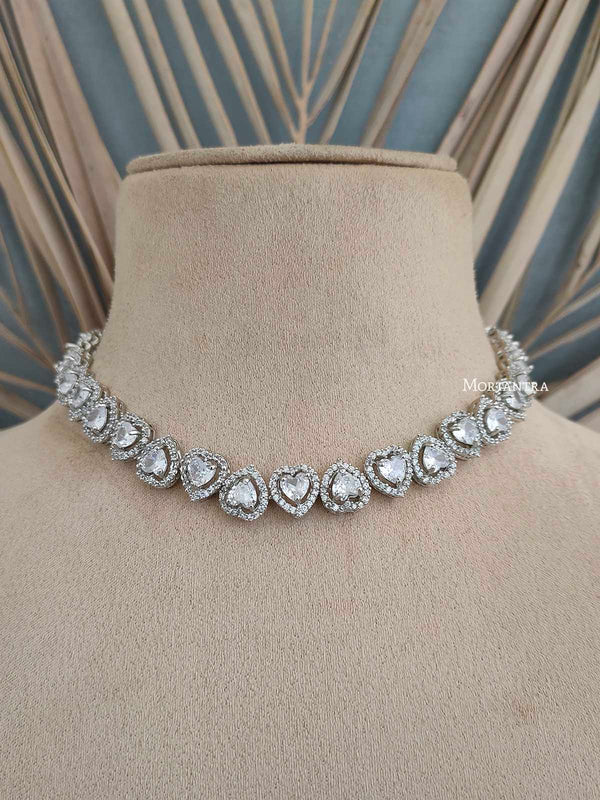 CZN17 - Faux Diamond Necklace