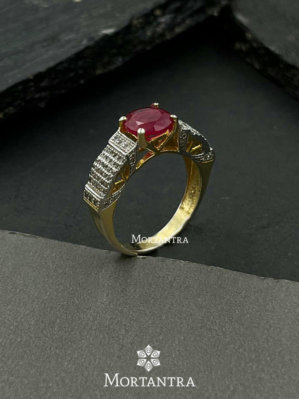 CZRNG53 - Faux Diamond Ring